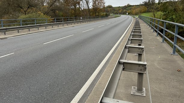 Draufsicht Tauberbrücke