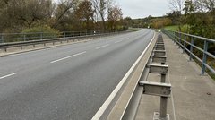 Draufsicht Tauberbrücke