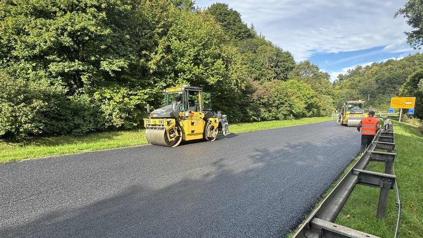 Foto der leeren Straße