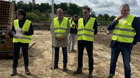 Einweihung der neuen Jagstschleifen in Ellwangen mit Regierungspräsidentin Susanne Bay