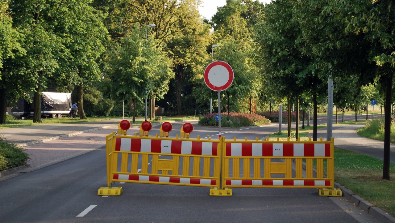 Straßensperrung
