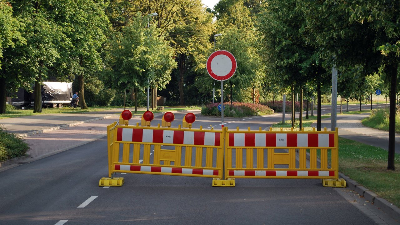 Straßensperrung