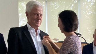 Reinhard Knoblich, RP'in Susanne Bay