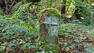 Grenzstein in Freiburg-Ebnet, Stadtwald Distrikt Roßkopf, 1790