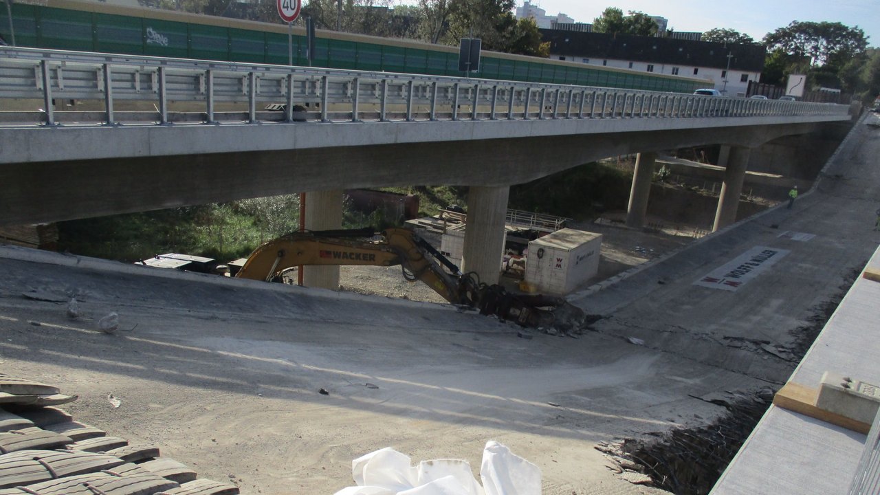 Die Sprengung verlief reibungslos und wie geplant