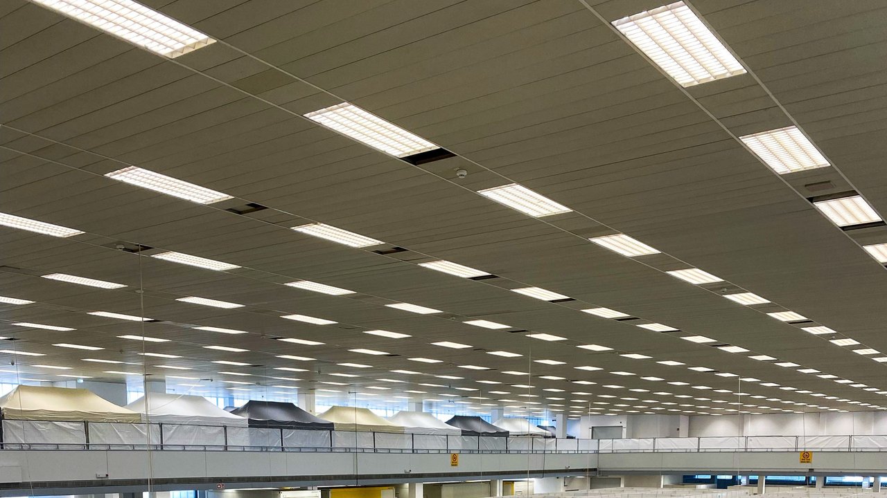 Die Messe Sindelfingen bietet Aufnahmemöglichkeiten für bis zu 900 Geflüchtete aus der Ukraine