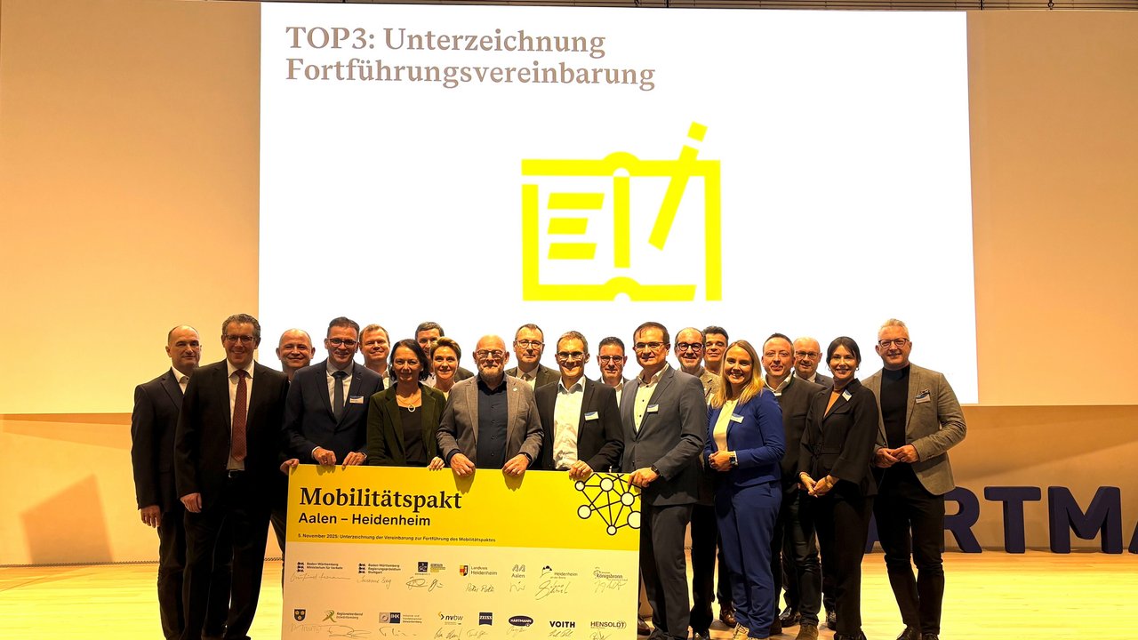 Der Mobilitätspakt Aalen-Heidenheim wird fortgesetzt