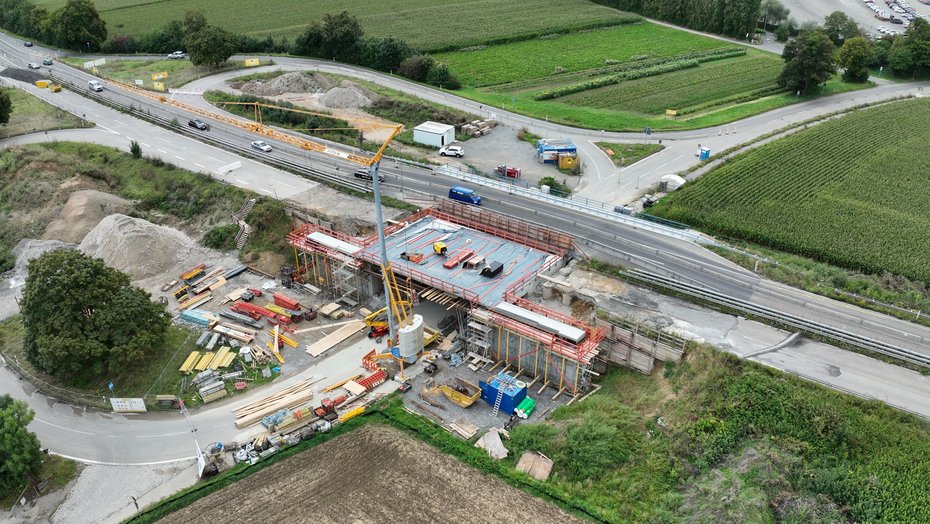 Foto der Baustelle