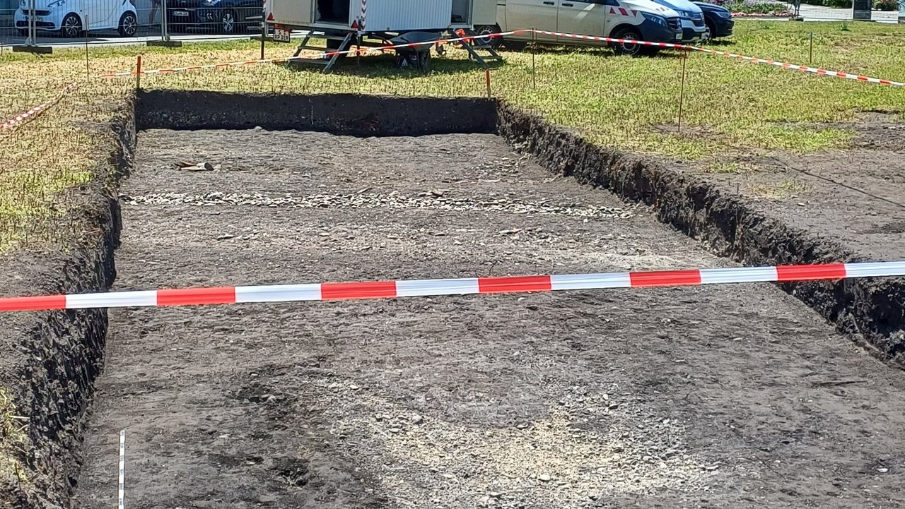 Archäologische Sondage an der Haitostraße