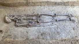 Männergrab aus der ersten Hälfte des 7. Jh