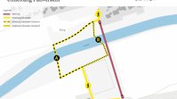 Lageplan Umleitung Fußverkehr