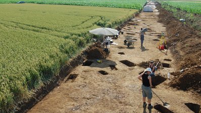 Bild zeigt Ausgrabungsstätte