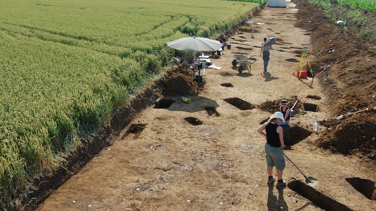 Bild zeigt Ausgrabungsstätte