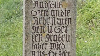 Radschuhstein in Auenwald-Ebersberg