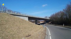 L 1184 Brücke über Ast der L 1184 (Bondorf) - Ansicht Süd
