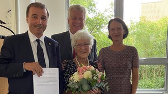 Konrad Epple (MdL), OB Jürgen Kessing, Frau Inge Münzenmaier, Frau RP'in Bay