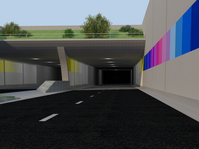 B14 Visualisierung Tunnel Waldrems, Länge 488m (Nordportal Ansicht 1)