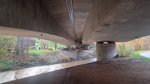 Brückenuntenansicht Filsbrücke