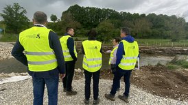 Einweihung der neuen Jagstschleifen in Ellwangen mit Regierungspräsidentin Susanne Bay