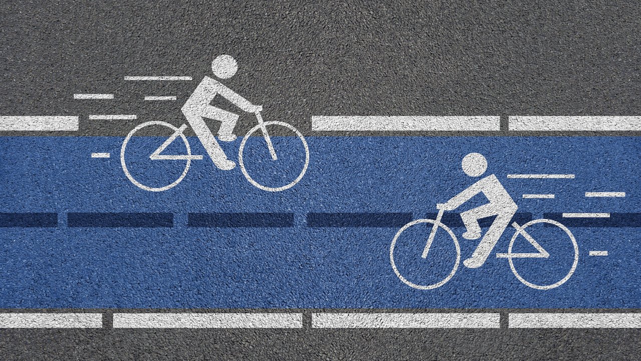 Symbolbild für einen Radschnellweg