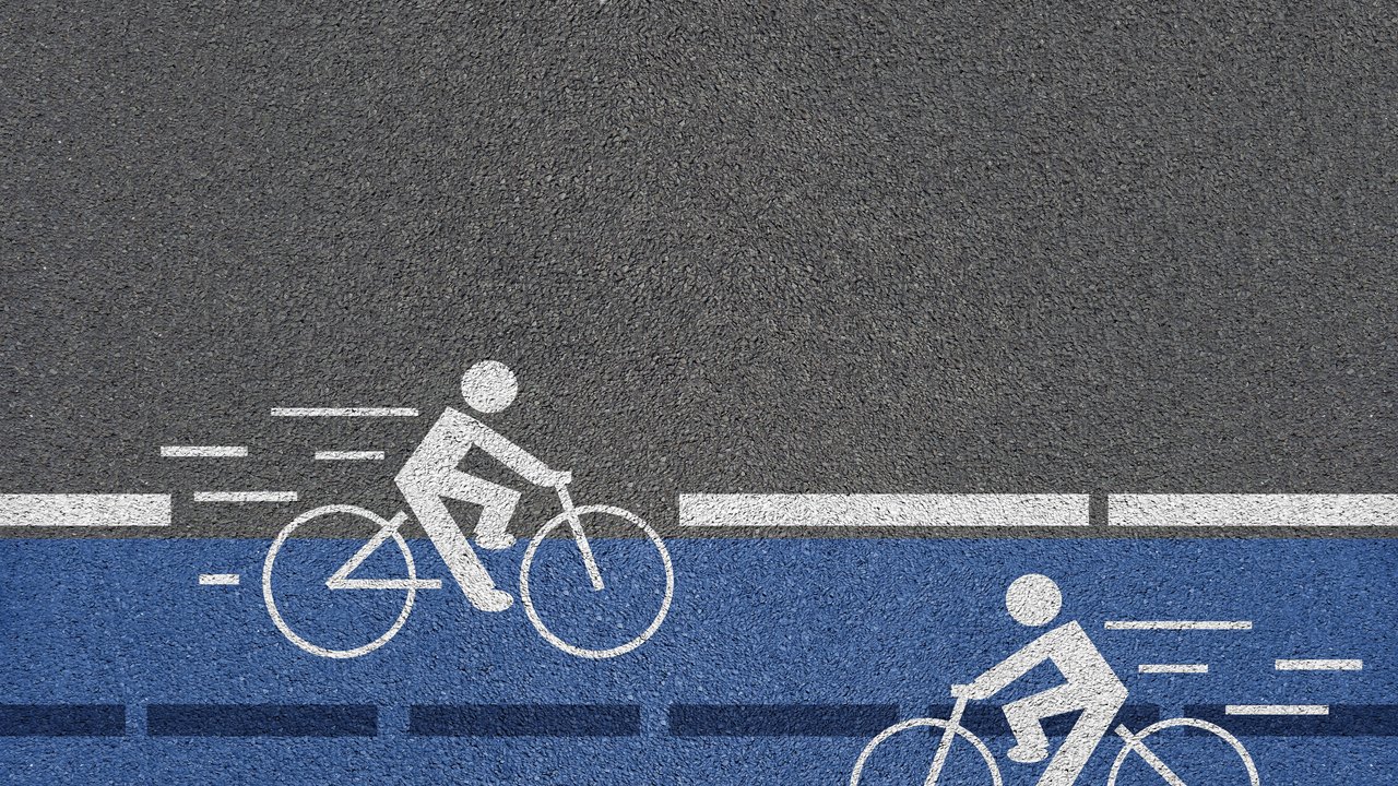 Symbolbild für einen Radschnellweg
