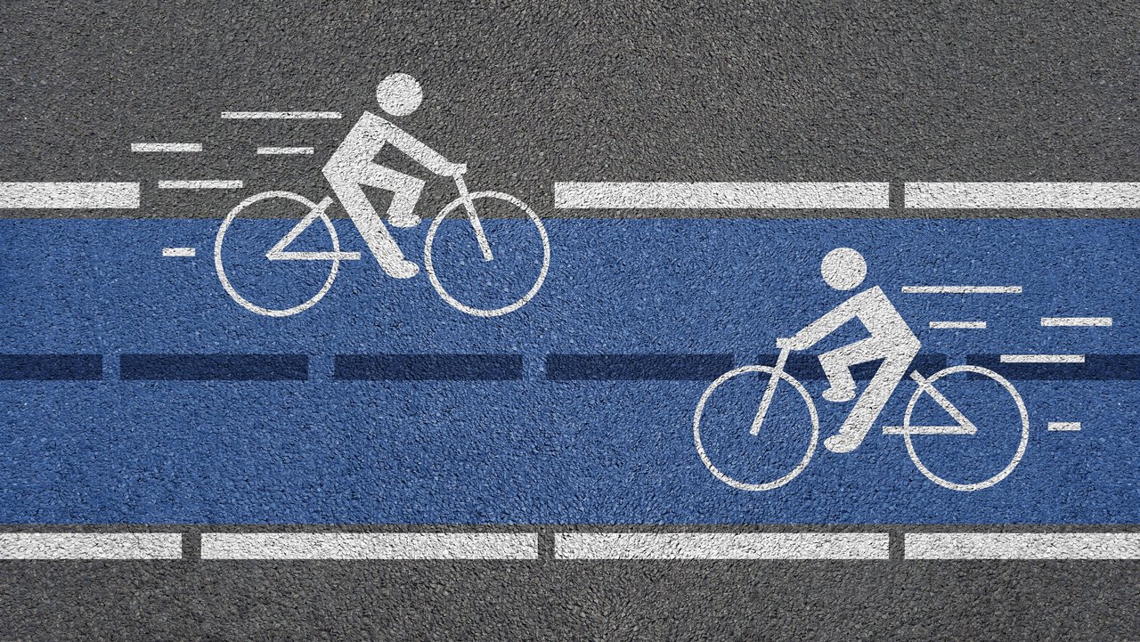 Symbolbild für einen Radschnellweg