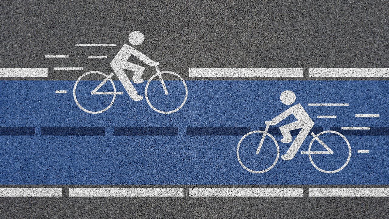 Symbolbild für einen Radschnellweg