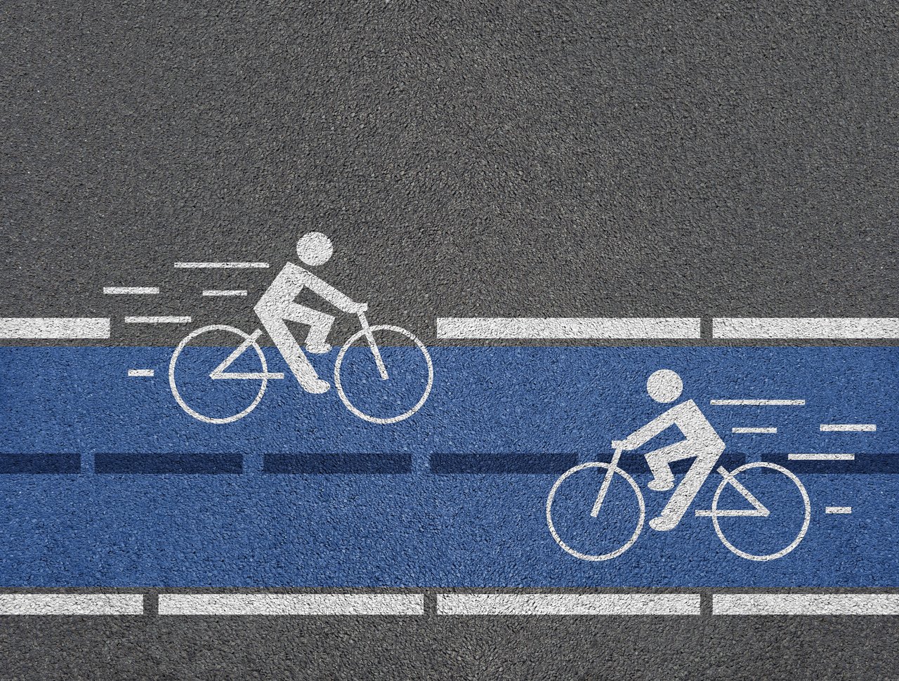 Symbolbild für einen Radschnellweg