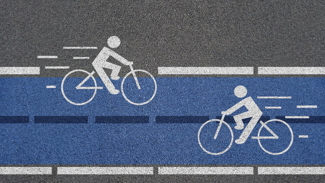 Symbolbild für einen Radschnellweg