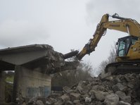 Abriss der Kupferbrücke