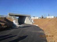 Wirtschaftswegunterführung in Bau