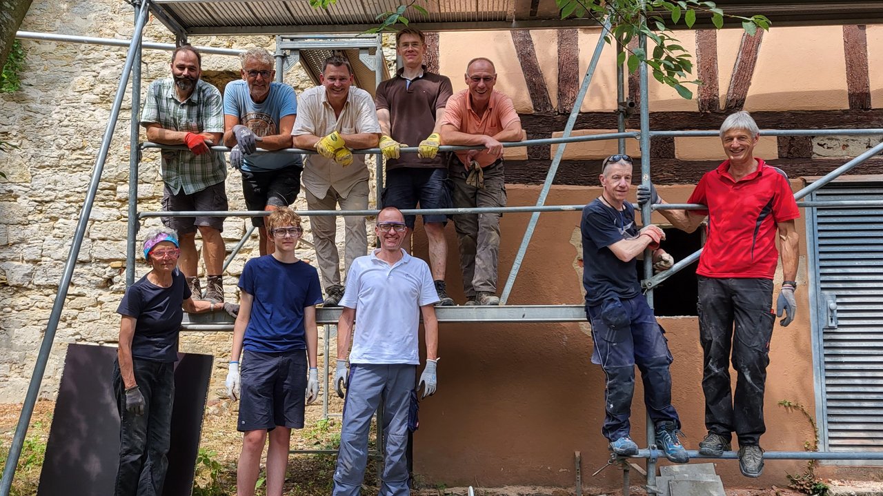 Freiwillig Engagierte sanieren das Torwächterhaus Langenburg