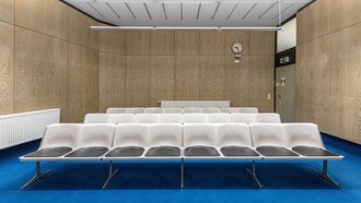 Bild zeigt Innenansicht des Landgerichts Mannheim