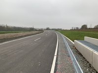 Neubau der Umgehungsstraße Blick Richtung Güglingen 