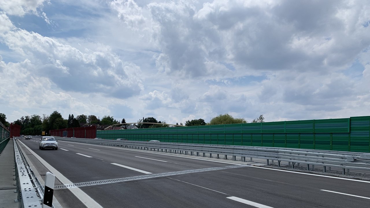 Die Gumpenbachbrücke ist wieder befahrbar