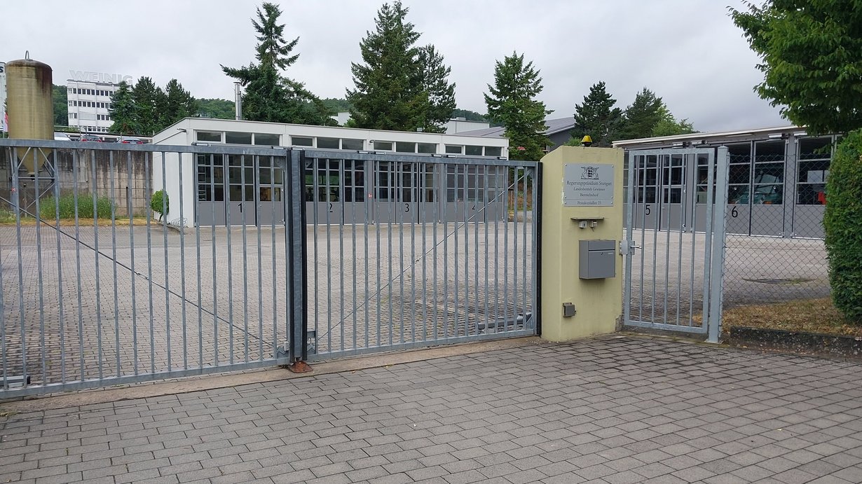 Betriebshof Tauberbischofsheim Eingang zum Betriebshof Tauberbischofsheim