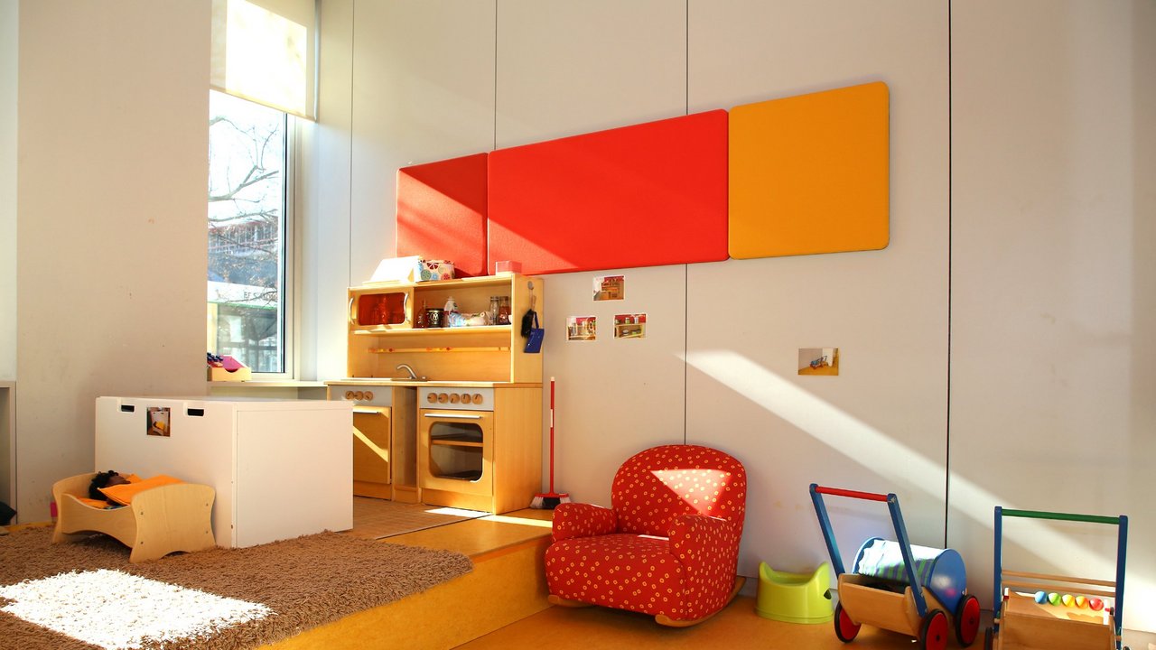 Die Küche der Kinder-WG in der Kindertagesstätte im Regierungspräsidium Stuttgart 