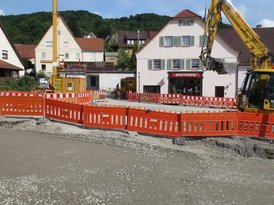 Braunsbach während der Sanierung