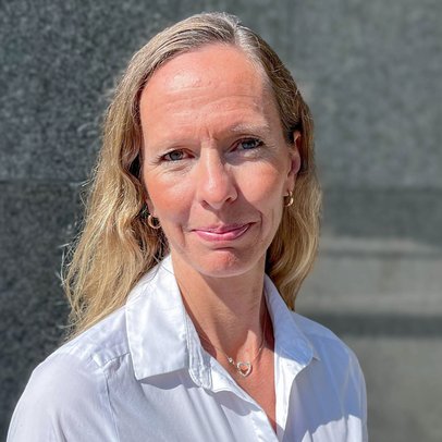 Portrait der Presseassistentin Donata Hackl