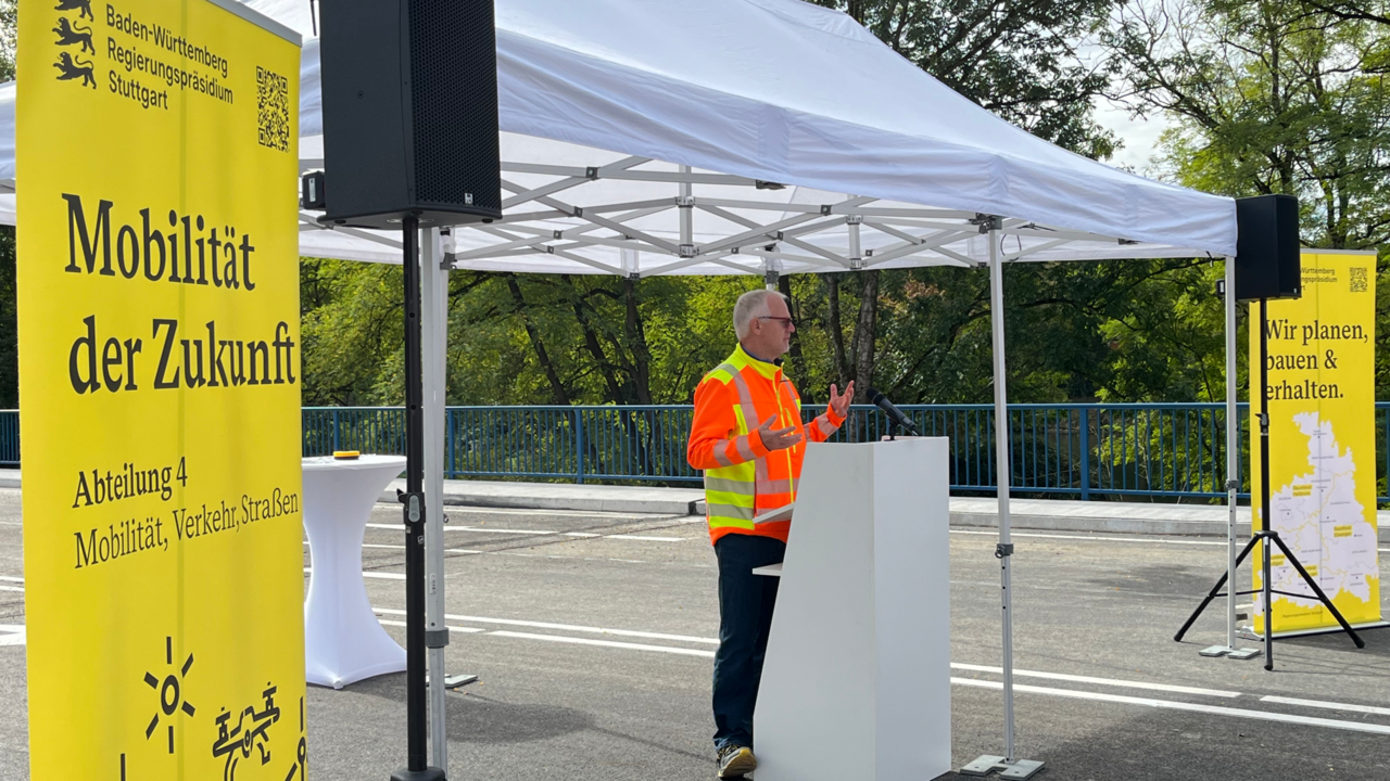 Andreas Klein, Leiter des Baureferats West im Regierungspräsidium Stuttgart