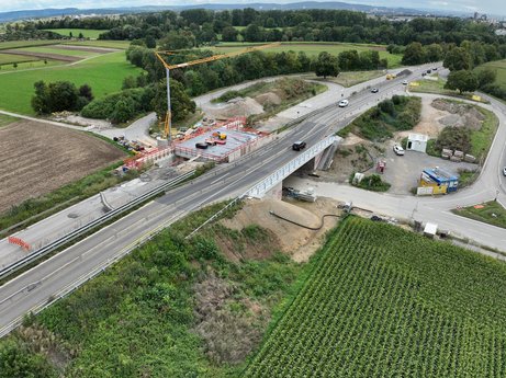 Aktuelle Baustelle von Nordwesten gesehen