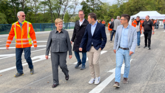 Symbolische Verkehrsfreigabe Murrbrücke L 1100