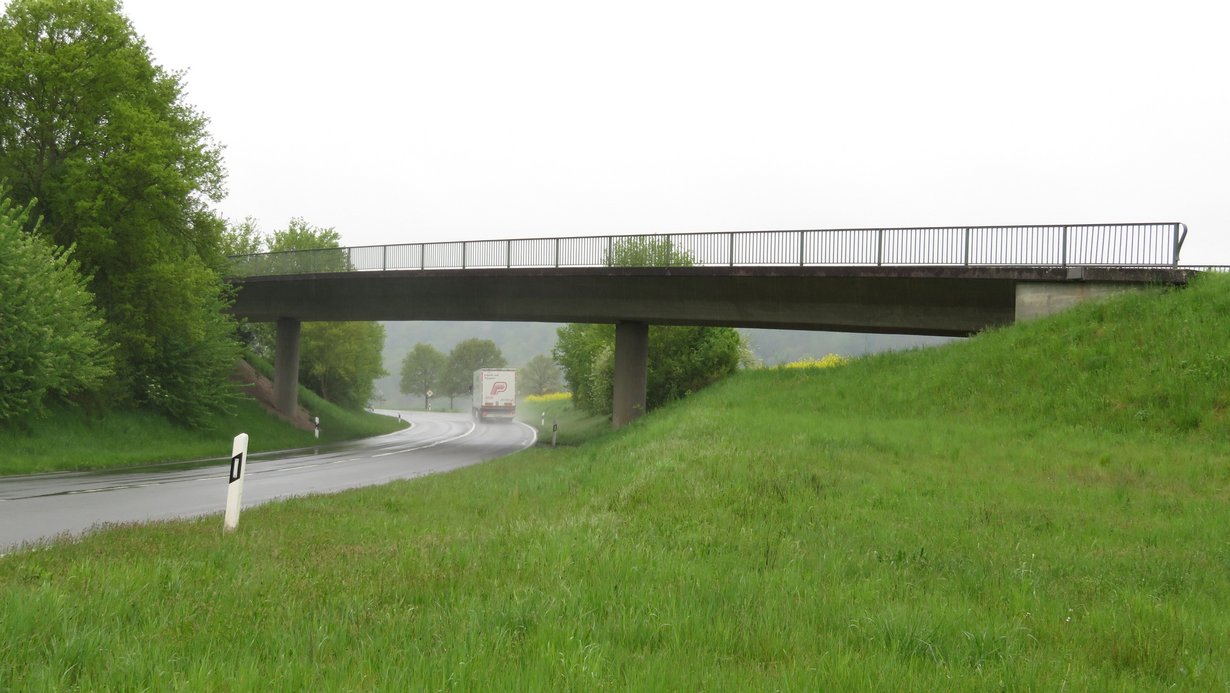 L 2310 Überführung des "Lindelbacher Weg" (Wertheim-Bettingen) - Bauwerksübersicht