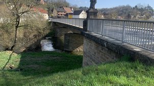 ENB L1025 Brücke über die Jagst Bieringen - Seitenansicht