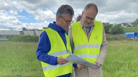 Einweihung der neuen Jagstschleifen in Ellwangen mit Regierungspräsidentin Susanne Bay