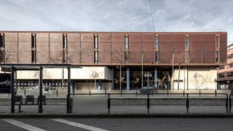 Bild zeigt Außenansicht des Landgerichts Mannheim