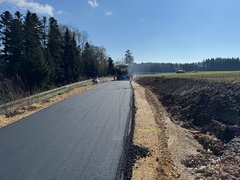 Bild zeigt Bundesstraße 298 Radweg Mutlangen - Amandusmühle
