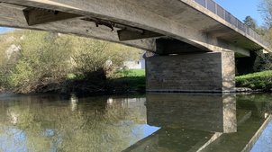 ENB L1025 Brücke über die Jagst Bieringen - Seitenansicht