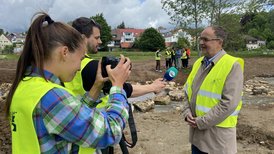 Einweihung der neuen Jagstschleifen in Ellwangen mit Regierungspräsidentin Susanne Bay
