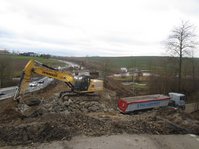 Entsorgungsarbeiten des Abbruchguts